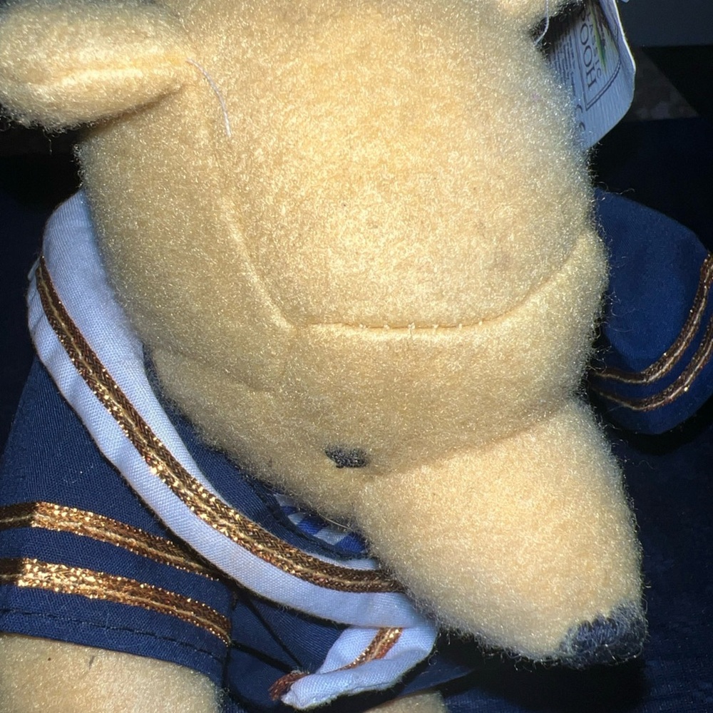 GUND Classic Winnie The Pooh Stuffed Animal Plush 6" Teddy Bear Sailor Top - Picture 4 of 11